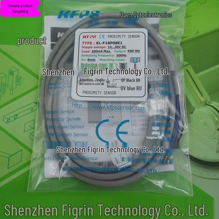 Actual Item Photo: XL-F18P08E1 & XL-F18D08E1 Taiwan KFPS Proximity Switch