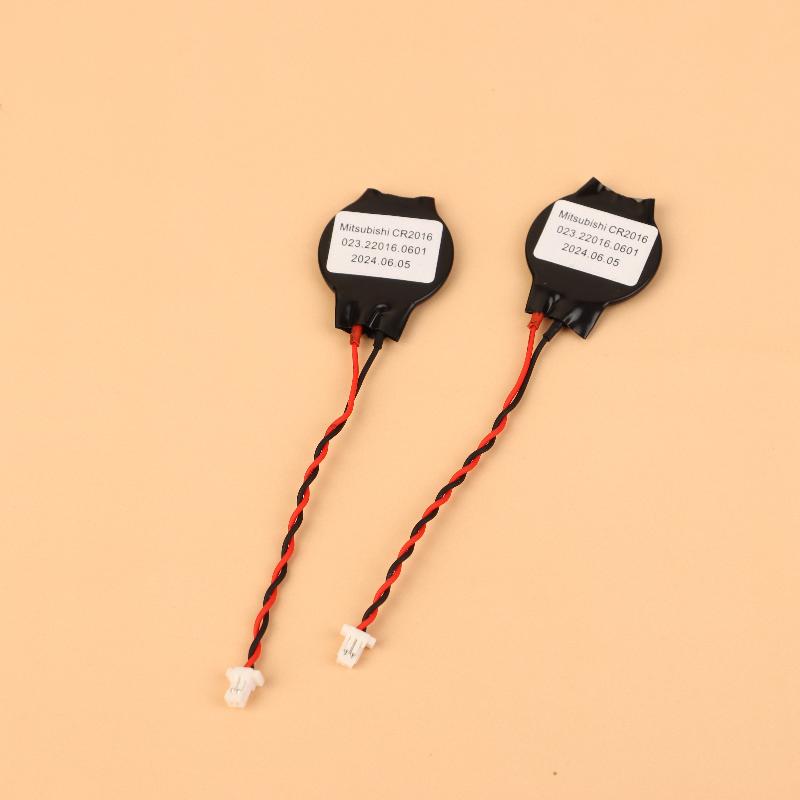 2Pcs X280 X1 Carbon 5Th 6Th With Black Flat Plug Bios Coms Button Cell Battery Lithium Battery For Notebook Motherboard