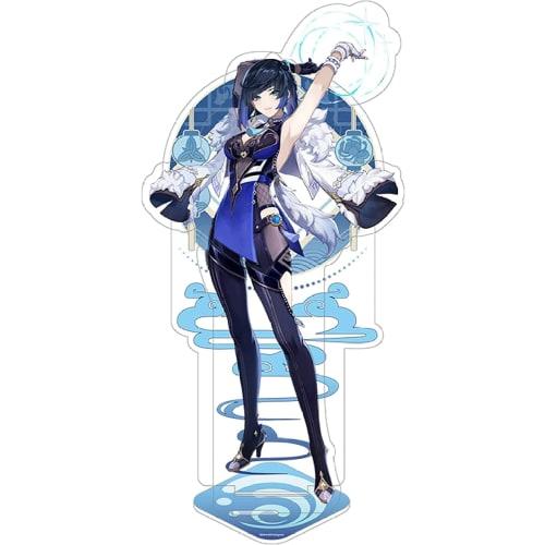miHoYo Genshin Official Merchandise Liyue Port Series Character Acrylic Stand Genshin (Yellow Lan)