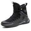 Men's High-Top Work Boots Safety Smash-Proof Steel Head Puncture-Proof Kevlar Outdoor Men's Safety Shoes