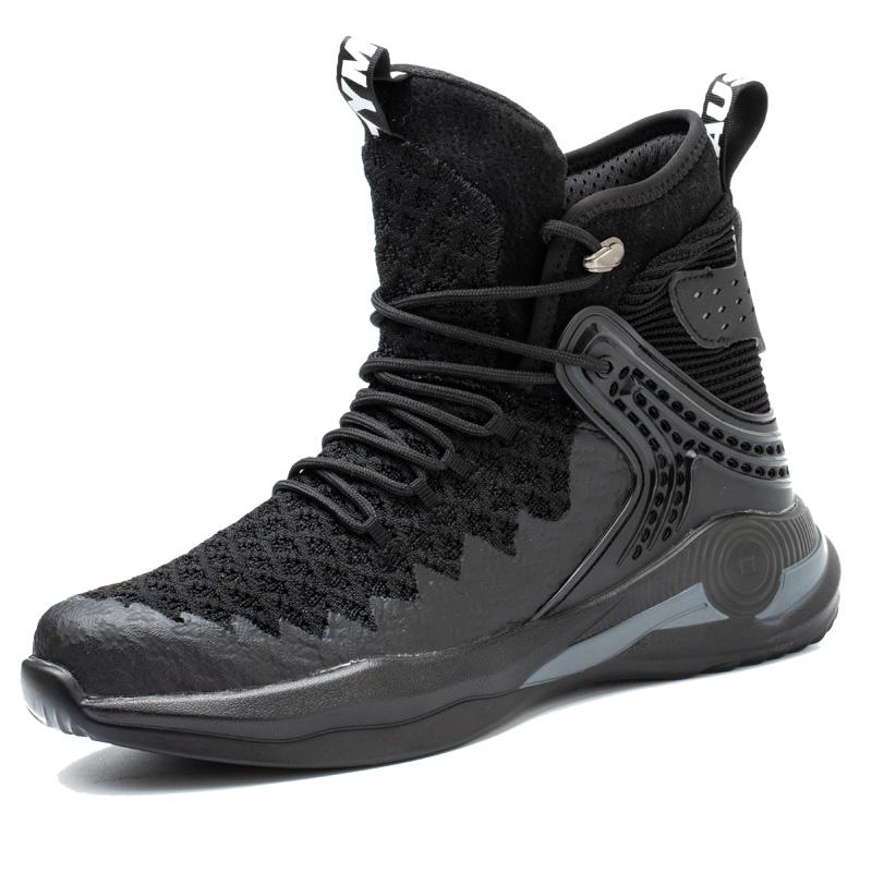 Men's High-Top Work Boots Safety Smash-Proof Steel Head Puncture-Proof Kevlar Outdoor Men's Safety Shoes
