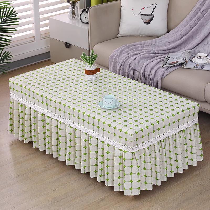 High-Grade Fabric Table Protector: Fully Enclosed Coffee Table or TV Cabinet Cover - Free Shipping