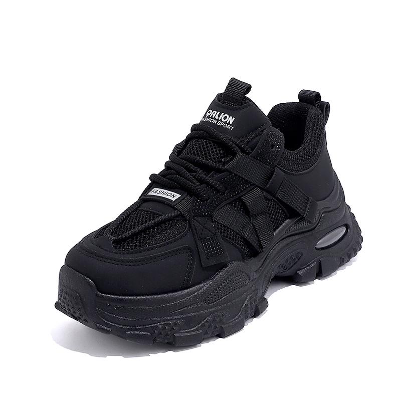 Mode Damen 2025 Sommer und Herbst Neue Plateau Dad Schuhe Erhöhend Vielseitig und Leicht Student Mode Lässige Sportschuhe