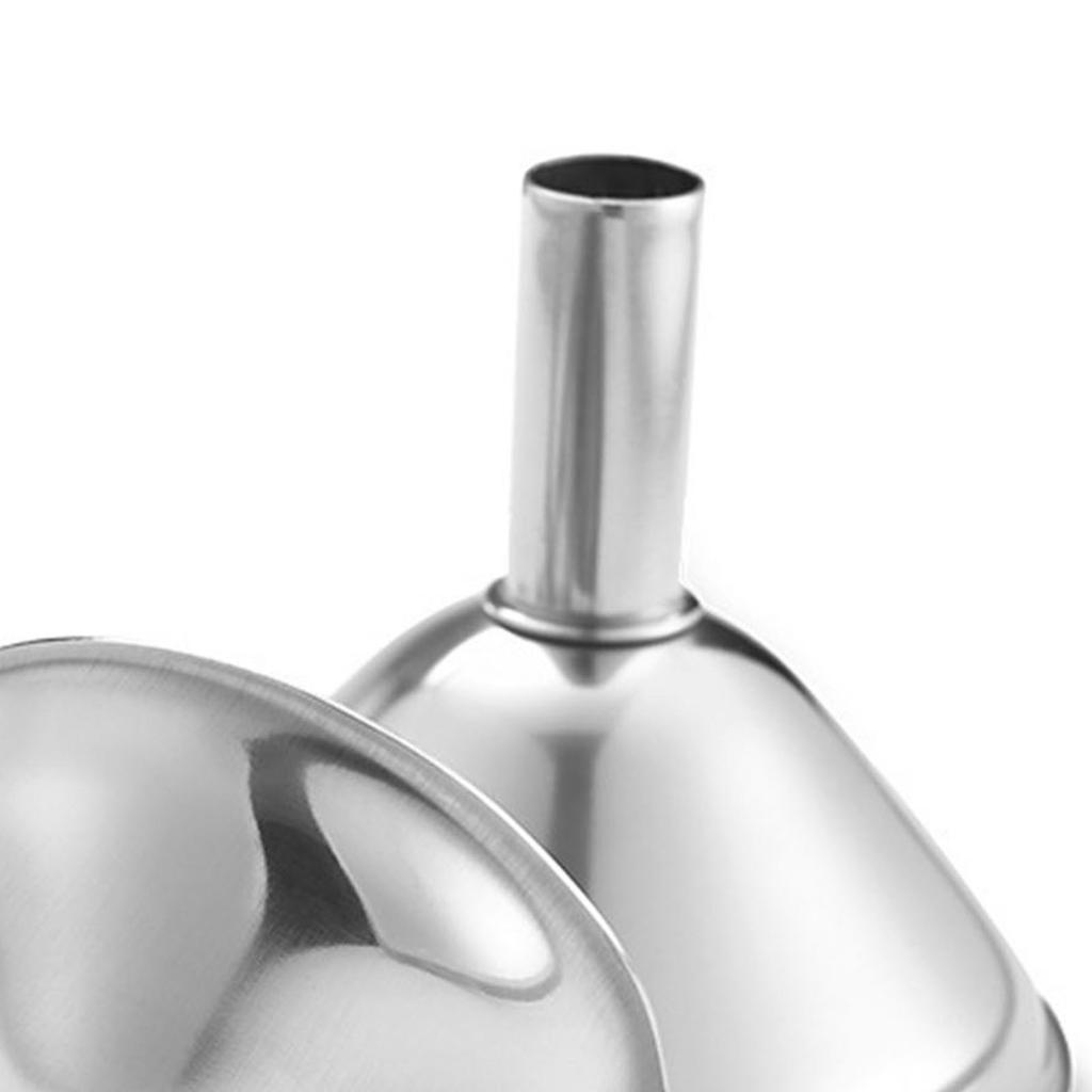 3 Pcs Stainless Steel Mini Funnels Stainless Steel Kitchen Funnel Set for Filling Small Bottles Miniature Bottles