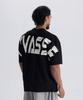Leubase Old School Overfit Tee – Black (White Logo)