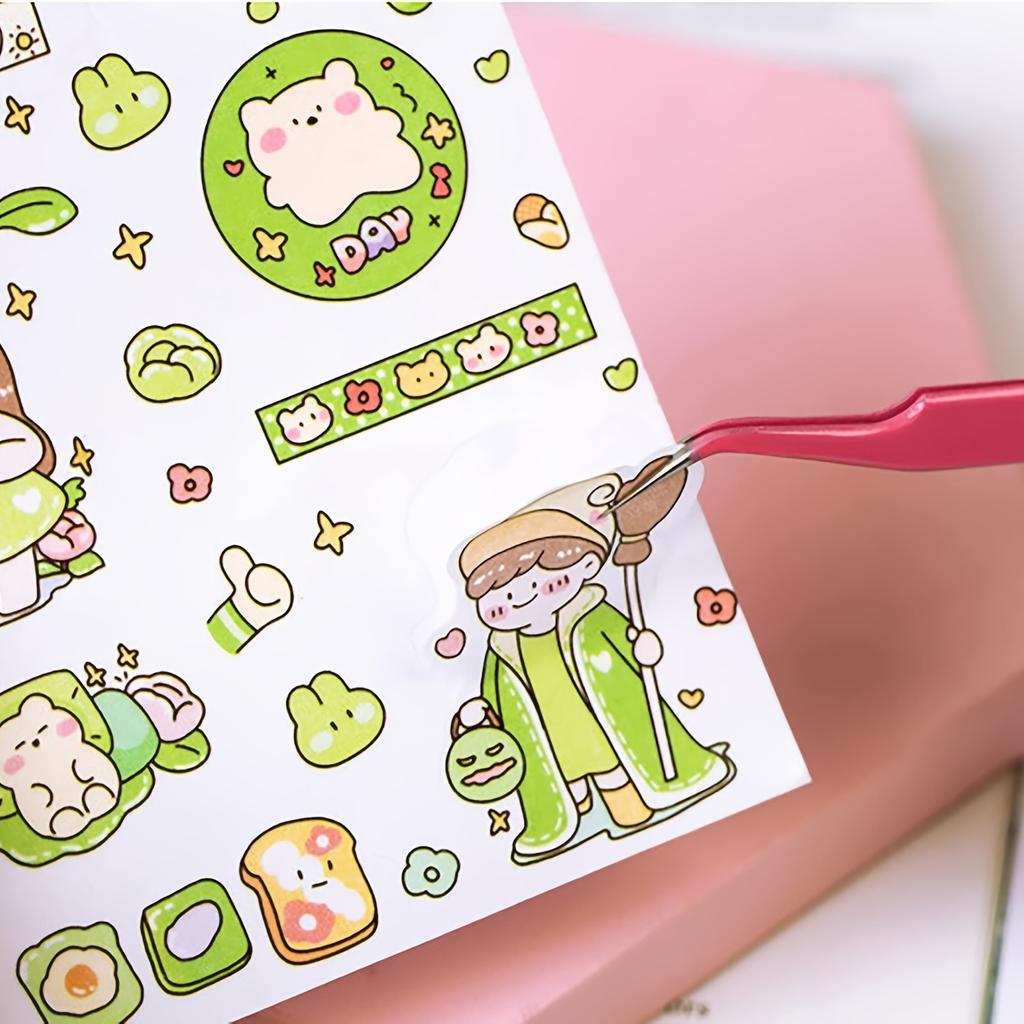 1ks pinzeta z nerezové oceli Macaron na samolepky a scrapbooking