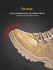 Men's Winter Snow Boots: Plus Velvet Lined, Warm, Cozy Cotton, Cross-Border, Large Size, Hiking & Combat Boots, Desert Style.