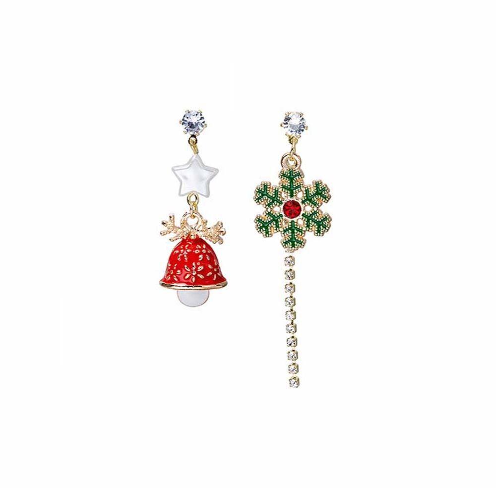 Accessories Elk Snowflake Drop Earrings Christmas Earrings Christmas Ear Hook Dangle Earring