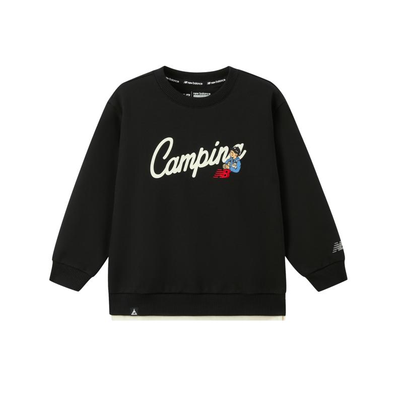 New Balance Sweatshirt Black Children Aged 3 7 Years Old 7ZF12043-BK 160