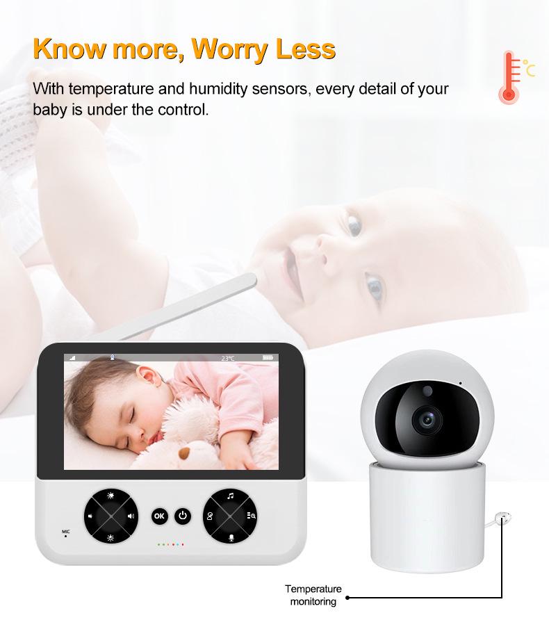 4.3" Baby Monitor with Night Vision