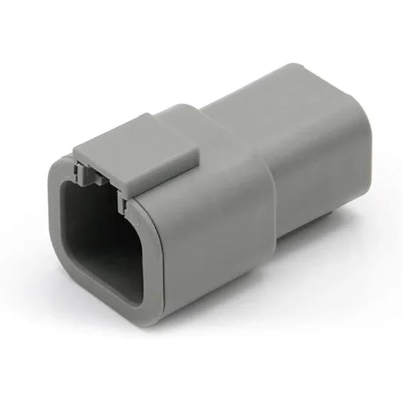 DTP 4 Pin Gray Male Female Waterproof Electrical Auto Connectors Plug DTP06-4S DTP04-4P(Color:4P Whole Set)