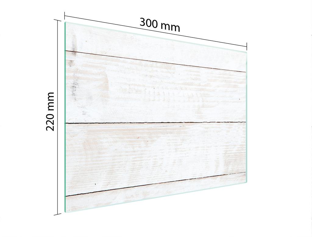 SZKLANA DESKA DO KROEJNIA 30x22 DREWNO