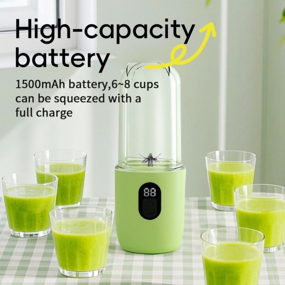 Cordless Mini Juicer Mixer Portable Electric Fruit Juicer Fruit Blender Cup Outdoor