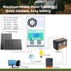 PowMr 60A MPPT Solar Charge Controller Max.PV 160V 2800W for 48V/36V/24V/12V Solar System with LCD Controller Panel Reguler