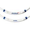 BANDEL X Muta Healthcare BOLD Necklace Lite Sports White 47cm Magnetic Necklace for Relieving Stiff Shoulders and Improving Blood Circulation.