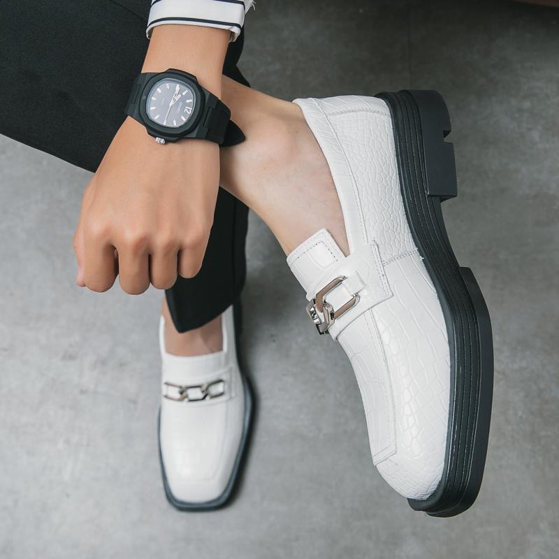 Fashion 2024 Hot Sale Classic Men Oxfords Shoes Handmade Mens Loafers Leather Comfortable Leisure Walk Shoes Man Non-Slip Driving Shoes