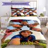 Messi Bedding Set Breathable Duvet Cover with Pillowcases Decorative Bed Linen for Bedroom Home Decoration Birthday Gift