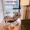 Nordic Striped Knitted Throw Blanket for Rocking Chair - Antibacterial and Suitable for All Seasons