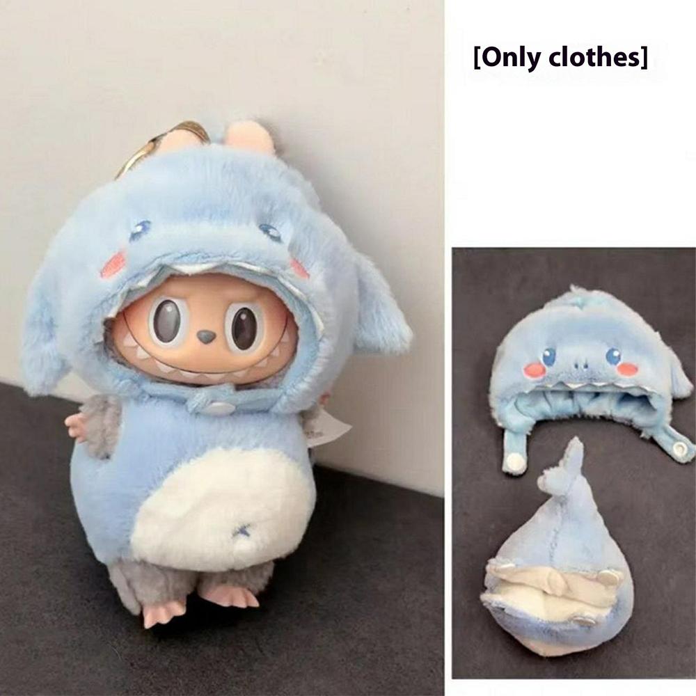 17cm Doll Clothes Cute Dolls Outfit Accessories for Plush Toys/Figures (No Doll)