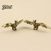 Unique Mini Animal Figurine Brass Bat Figurines, Vintage Copper Flying Statue, Collectible Durable Metal Decor Ornament, Desk Feng Shui Sculpture for