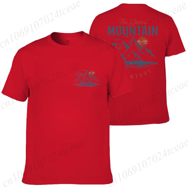 Herren Wandern Outdoor T-Shirt Kleidung mit doppeltem Aufdruck Designs T-Shirts für Männer Frauen Sportbekleidung Berge Camping Reise T-Shirts