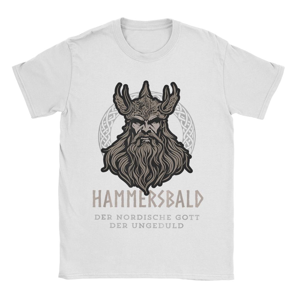 Hammersbald God of Impatience TShirt for Men  Vintage 100 Cotton Tee Shirt O Neck Short Sleeve T Shirt New Arrival Clothing