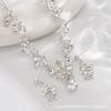 Brautschmuck Halskette Zweiteiliges Hochzeitskleid Hochzeitsaccessoires Hochzeit Braut Halskette Set Accessoires