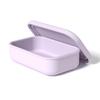 Silicone Ice Cube Tray with Lid: 4-Grid Frozen Soup & Food Storage Box