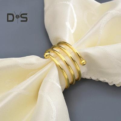 8 Stück Serviettenringe, runde Serviettenhalter aus Metall, Frühlingsdesign, wiederverwendbare Serviettenringe für Tischdekoration, Hochzeit, Abendessen, Party