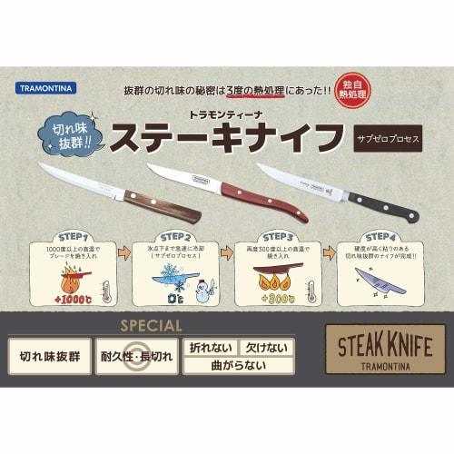 TRAMONTINA BBQ Cutlery Set of 4 (Plastic Pack) Traditional