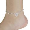 Anklet Five-pointed Star Pendant Adjustable Jewelry Rhinestone Inlaid Foot Chain for Women