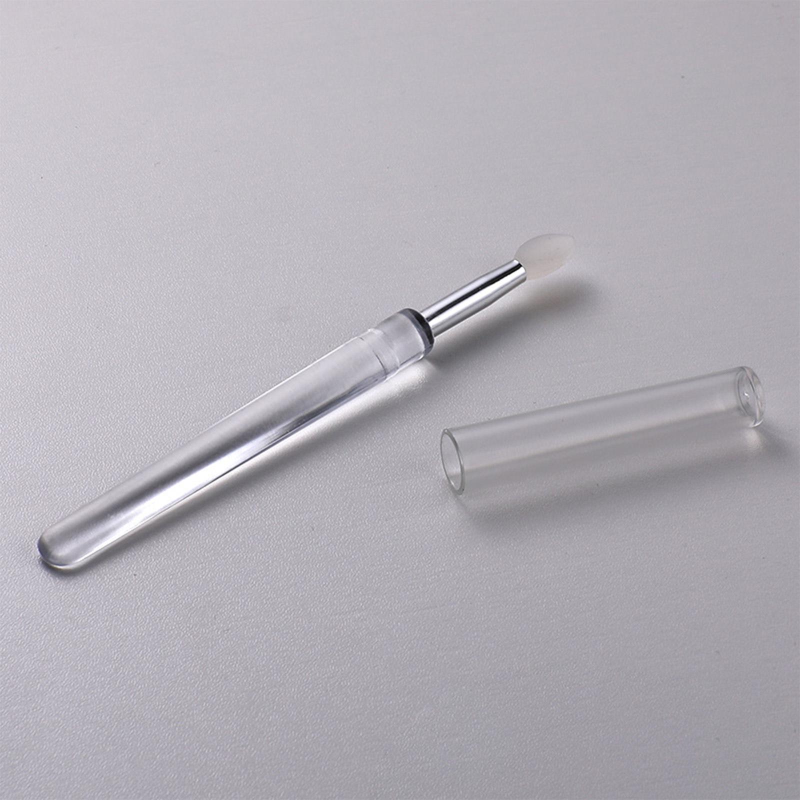 Многоразовый набор силиконовых кистей для губ для помады, блеска, бальзама, маски и скраба - Гигиенические колпачки, 8 цветов