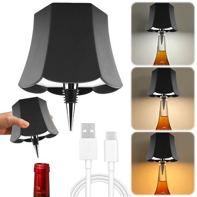 LED Flaschenlicht USB Wiederaufladbar Touch-Steuerung Tischlampe Für Weinflaschen Licht Für Restaurants Bars Und Festivalparty-Dekor