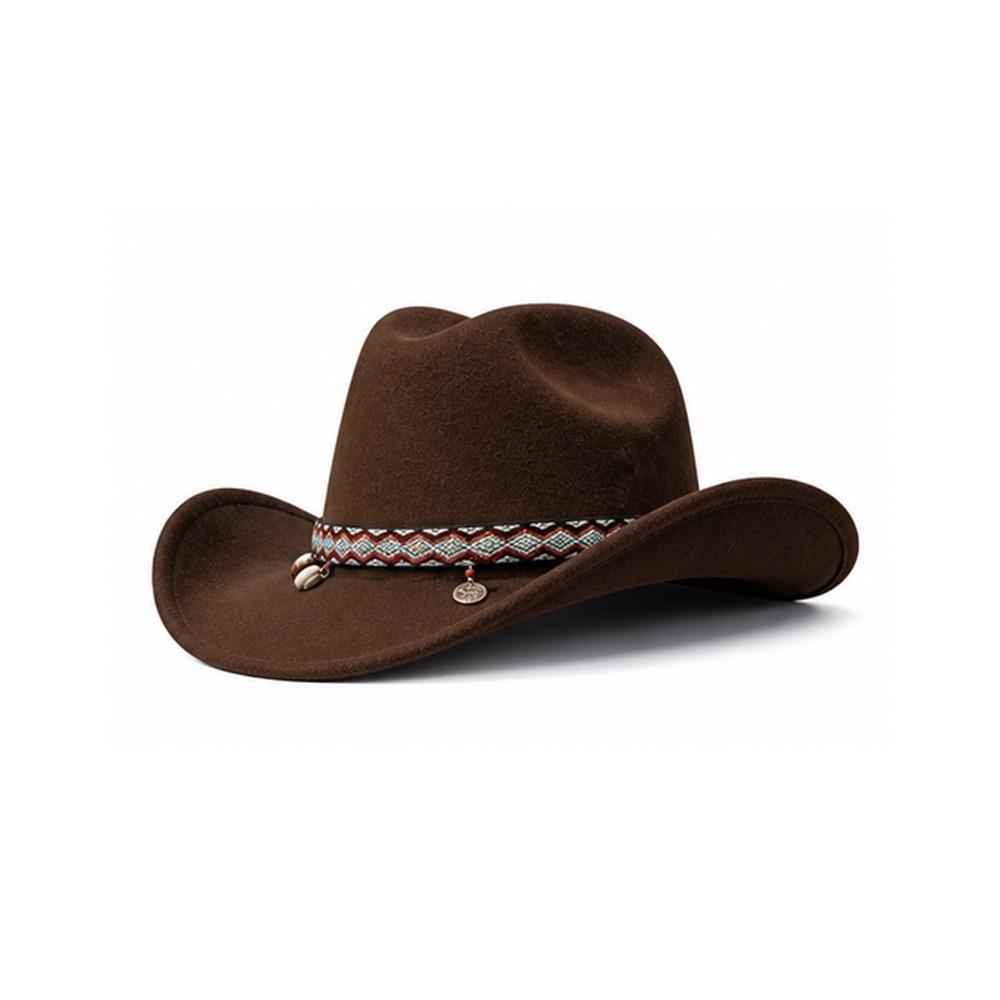 Wide Curved Brim Suede Cowboy Hat Suede Fabric Wide Brim Cowboy Hat New Cowgirl Hat Women and Men
