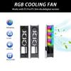 Innovative Cooling Fan for P5 Slim/Professional Console with Colorful LED Lighting Effect Build-in 3pcs Low Noise Fan