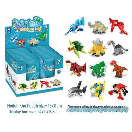 Blocuri de construcție Insecte Ocean Compatibile: Pungă surpriză pentru elevii de grădiniță și primari