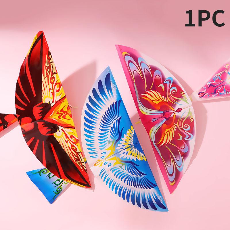 

Fun DIY Rubber Band Bionic Power Bird Toys Handmade Assembled Elastic Kite Bird Model Children Outdoor Science Educational Props