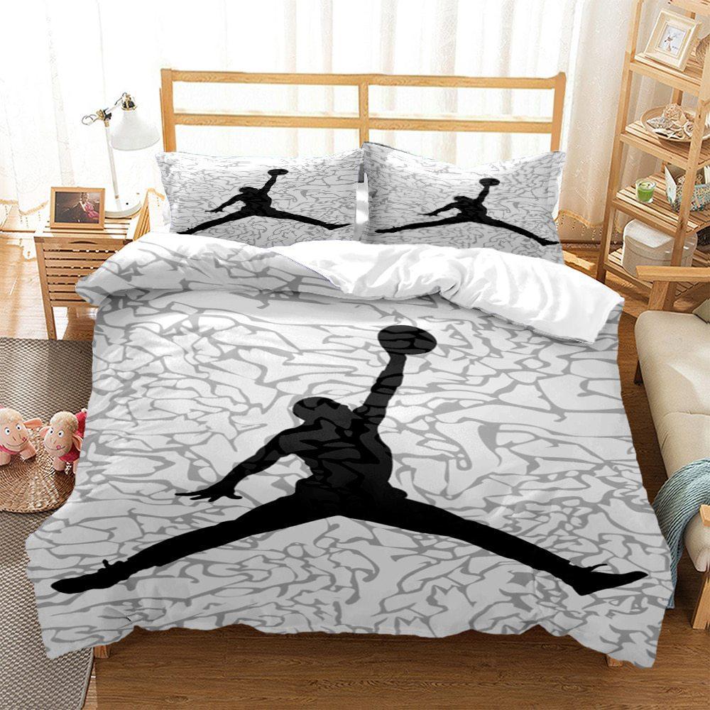 

3D Digital Printing Basketball Abrasive Cloth Bedding Three-Piece Set 70 * 133