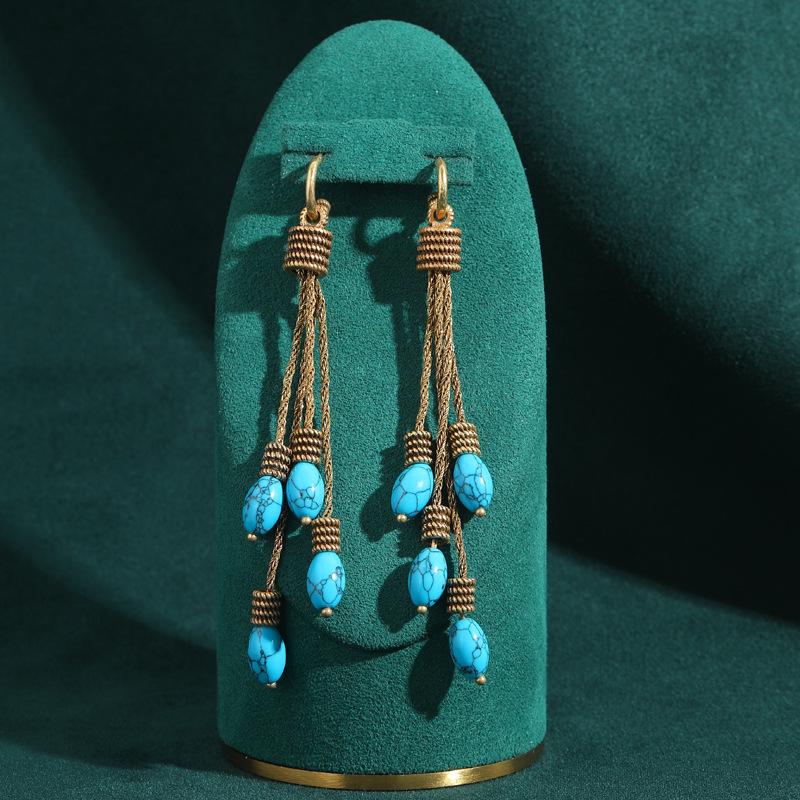 Yong Nuo Vintage Retro Jewelry: High-End, Colorfast Antique Earrings