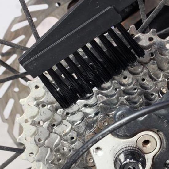 2Pcs/Set Bicycle Chain Brush Wide Range Use High Hardness Premium Wear-resistant Bicycle Roulette Brush for Road Bike