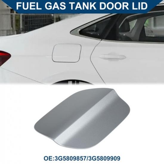 Fuel Tank Door Cap For Volkswagen Passat 2017-2024 Gas Tank Flap Silver Tone