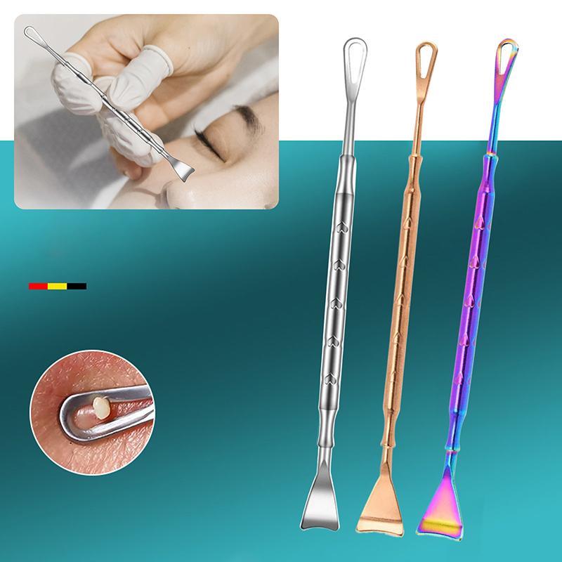 1 Pcs Blackhead Remover Pimple Popper Tool Acne Needle Removing Treatment Whitehead Popping Zit Nose Face Blemish Extractor Tool