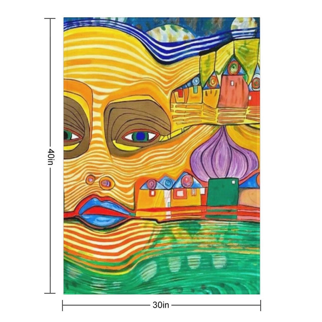 Irinaland over the Balkans Throw Blanket Decorative Throw Furrys Luxury Designer Fashion Sofas Blankets