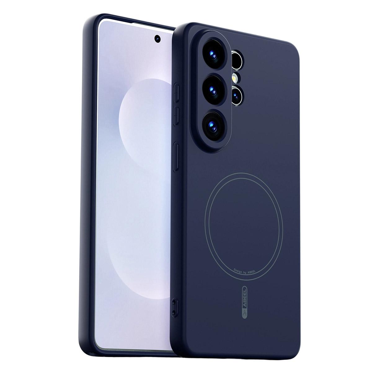 

ABEEL For Samsung Galaxy S26 Ultra Magnetic Case Skin Touch Liquid Silicone Phone Back Cover