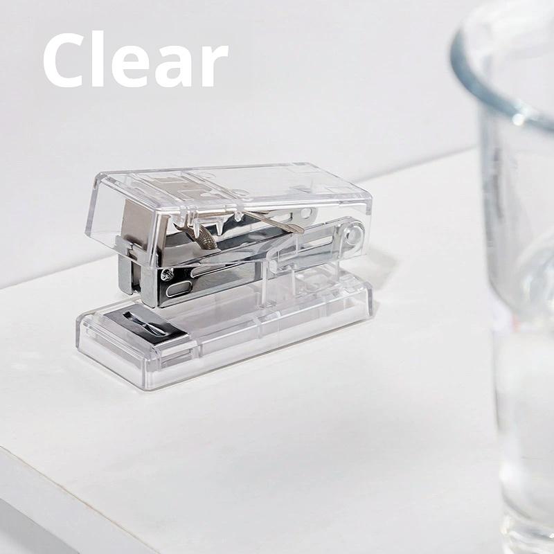 Desk Mini Stapler (without Staples), Small Stapler for Classroom Desktop Teacher Travelling