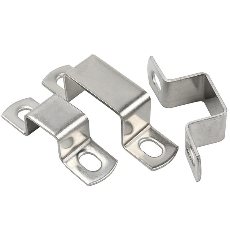 Oțel Inoxidabil 304 Îngroșat Pătrat Dreptunghiular Tub Ohm Card Tip U/M Clamă Cataramă Șa Călărie Inel Gât Suport