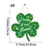 Enhances Holiday Decors with Patrick's Day Leaves Sign Welcome Door Sign for Both Indoor and Outdoor Use Decors