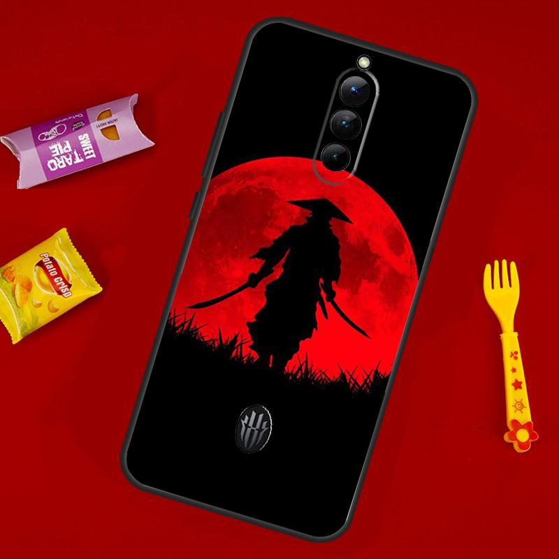 

Japan Samurai Ninja Phone Case For ZTE Nubia Red Magic 10 Air 6 7 6S 7S 8S 9S 10S Pro 8 9 10 11 Pro Plus Cover Red Magic 7 Pro