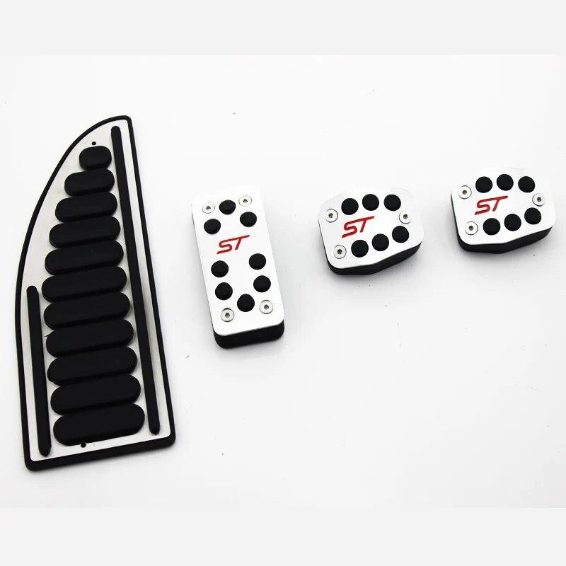 

FOAL BURNING автомобильная педаль акселератора, педаль тормоза, чехол для педали сцепления для Ford Focus 2 MK2 3 4 MK3 MK4 Kuga Escape ST 20 4 PCS Red MT