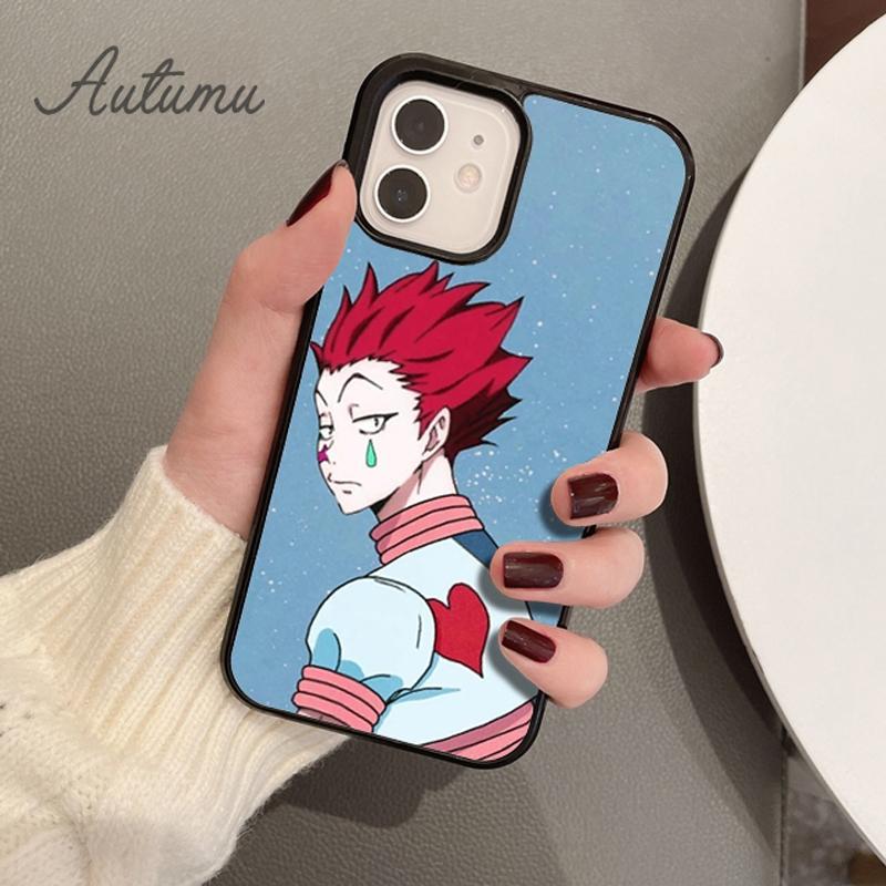 Fashion Hisoka Anime HUNTER×HUNTER Phone Case for iPhone 11 12 13 14 Pro Max Mini XR XS SE 2020 6S 7 8 Plus Galaxy S21 S22 Cover